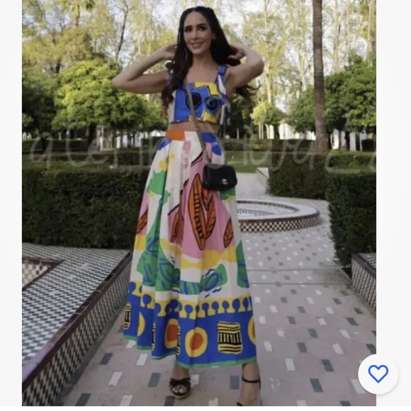 Bloggers fav 🧡 Zara multicolor printed set - Picture 8 of 9